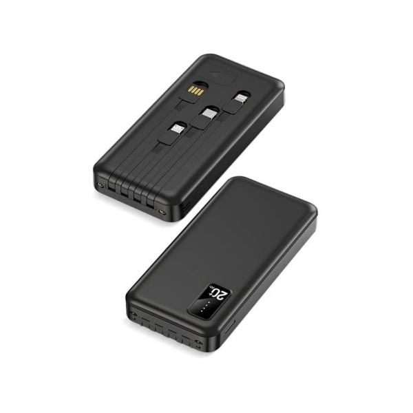 BUNSEY 4 İN 1 CABLE BY-29 20000 MAH POWERBANK