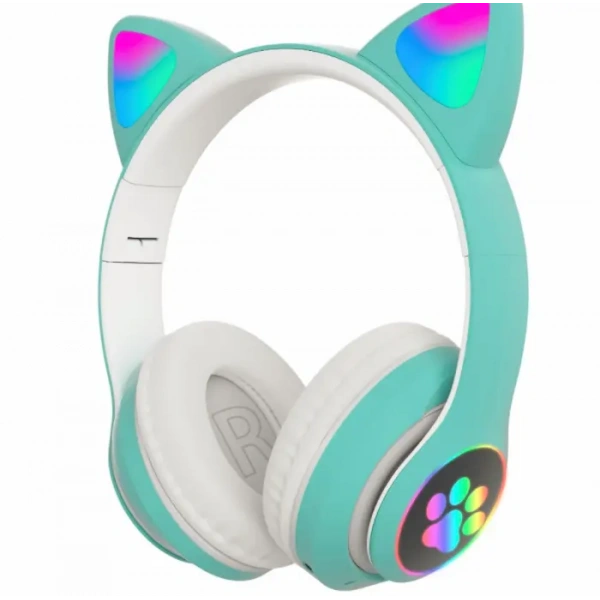 CAT STN-28 KABLOSUZ KAFA ÜSTÜ YEŞİL KULAKLIK