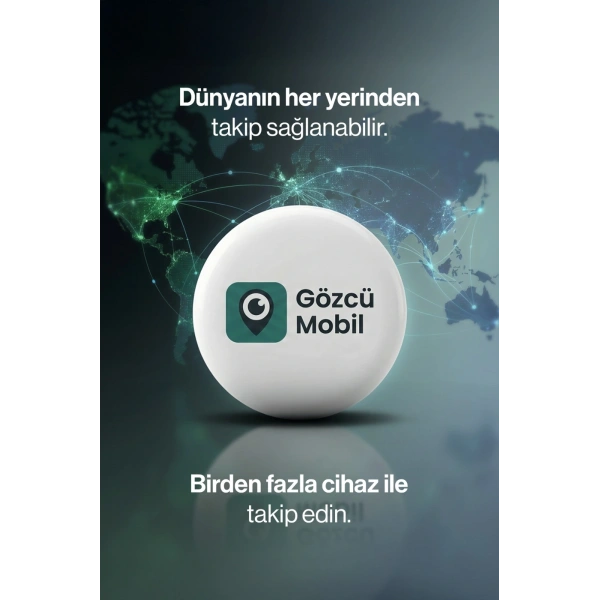 Gözcü Mobil MİNİ 10 Ay Pil Ömrü Su Geçirmez Mıknatıslı GPS