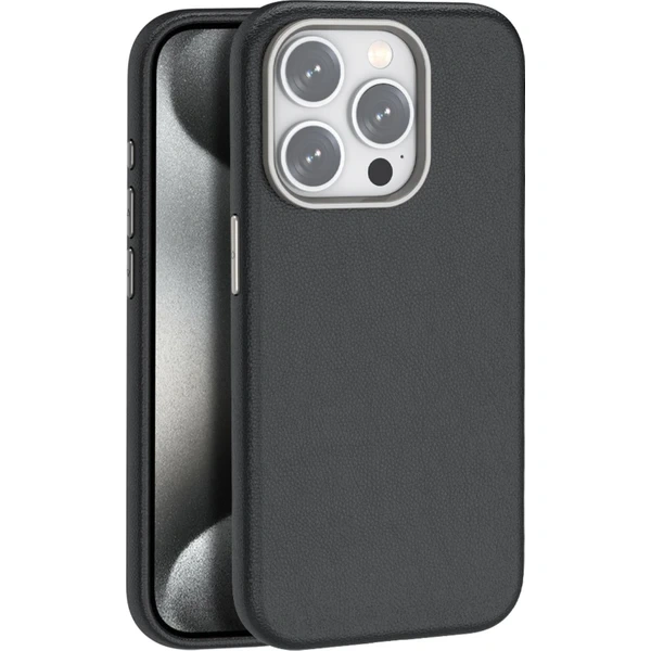 İPHONE 14 PRO MAX DERİ JOKO MAGSAFE SİYAH KILIF