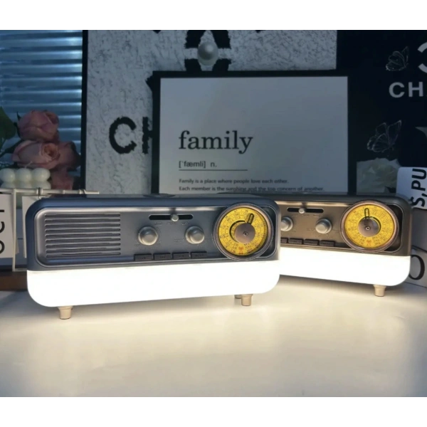 Md-1314 Işıklı Radio Ses Bombası Gold