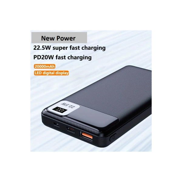 NEW POWER NP-05 20000 MAH SİYAH POWERBANK