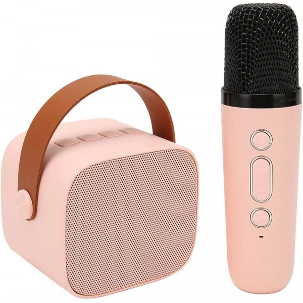 SP-01 PEMBE KARAOKE MİKROFON