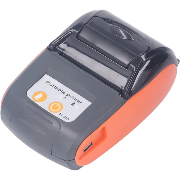 Taşınabilir Termal Yazıcı PT-210 Turuncu