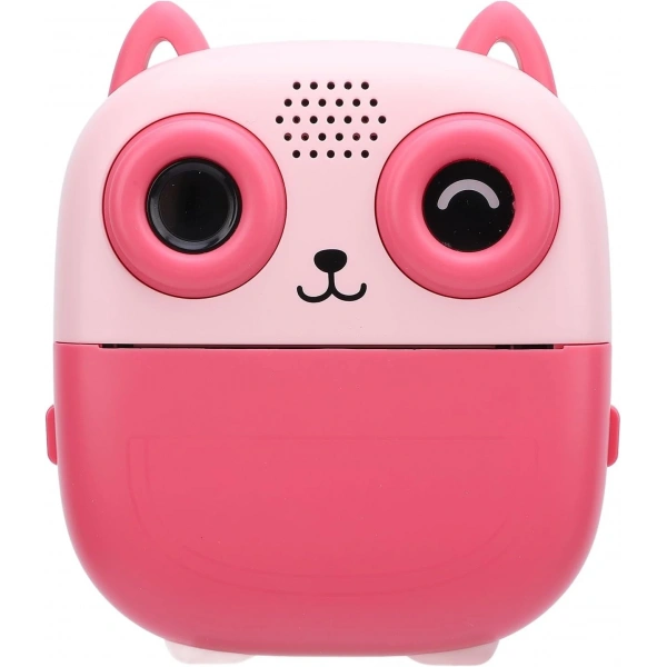 Termal Yazıcılı Çocuk Dijital Fotoğraf Makinesi S5-App Pembe