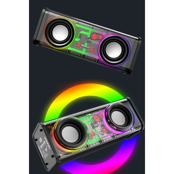 V8 BLUETOOTH HOPARLÖR SİYAH