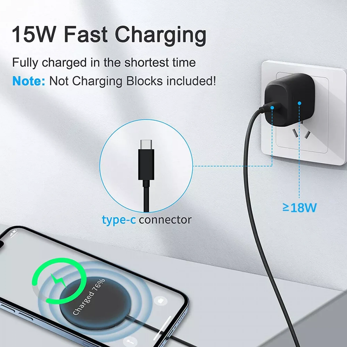 15W Magsafe Kablosuz Stand Yüzüklü