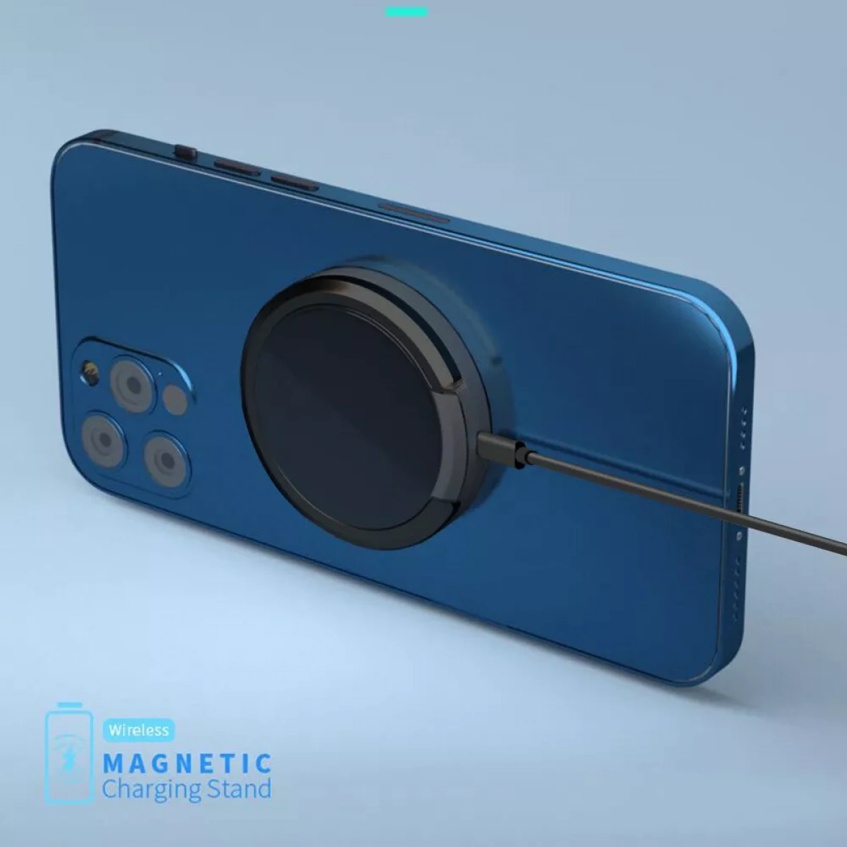 15W Magsafe Kablosuz Stand Yüzüklü