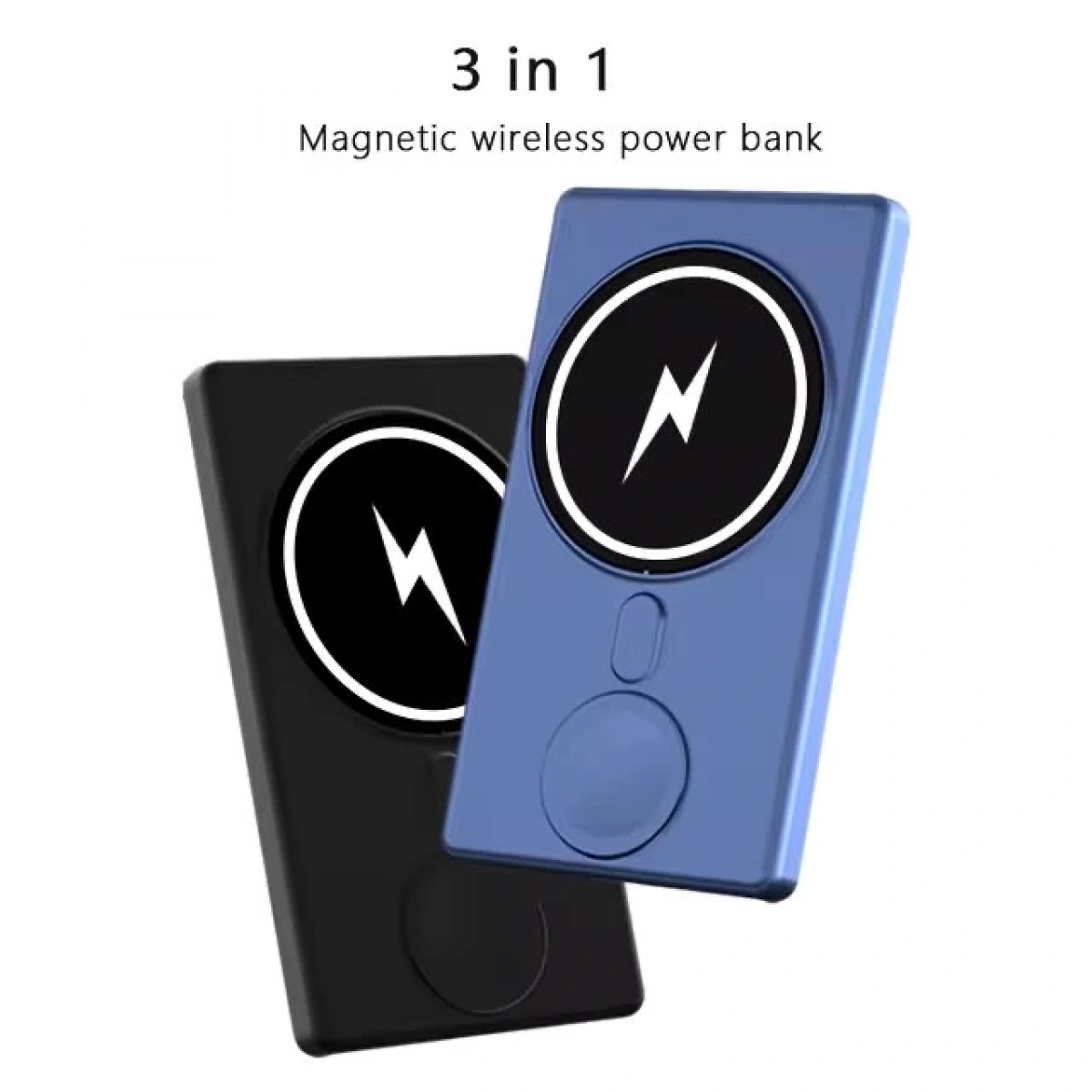 3 İN 1 N66 MAGSAFE KABLOSUZ WATHC POWERBANK