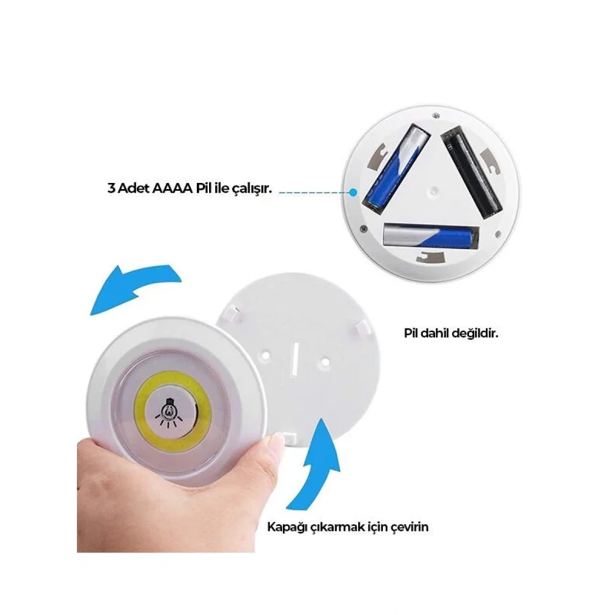 3 LÜ KUMANDALI LED LAMBA BRADER-30