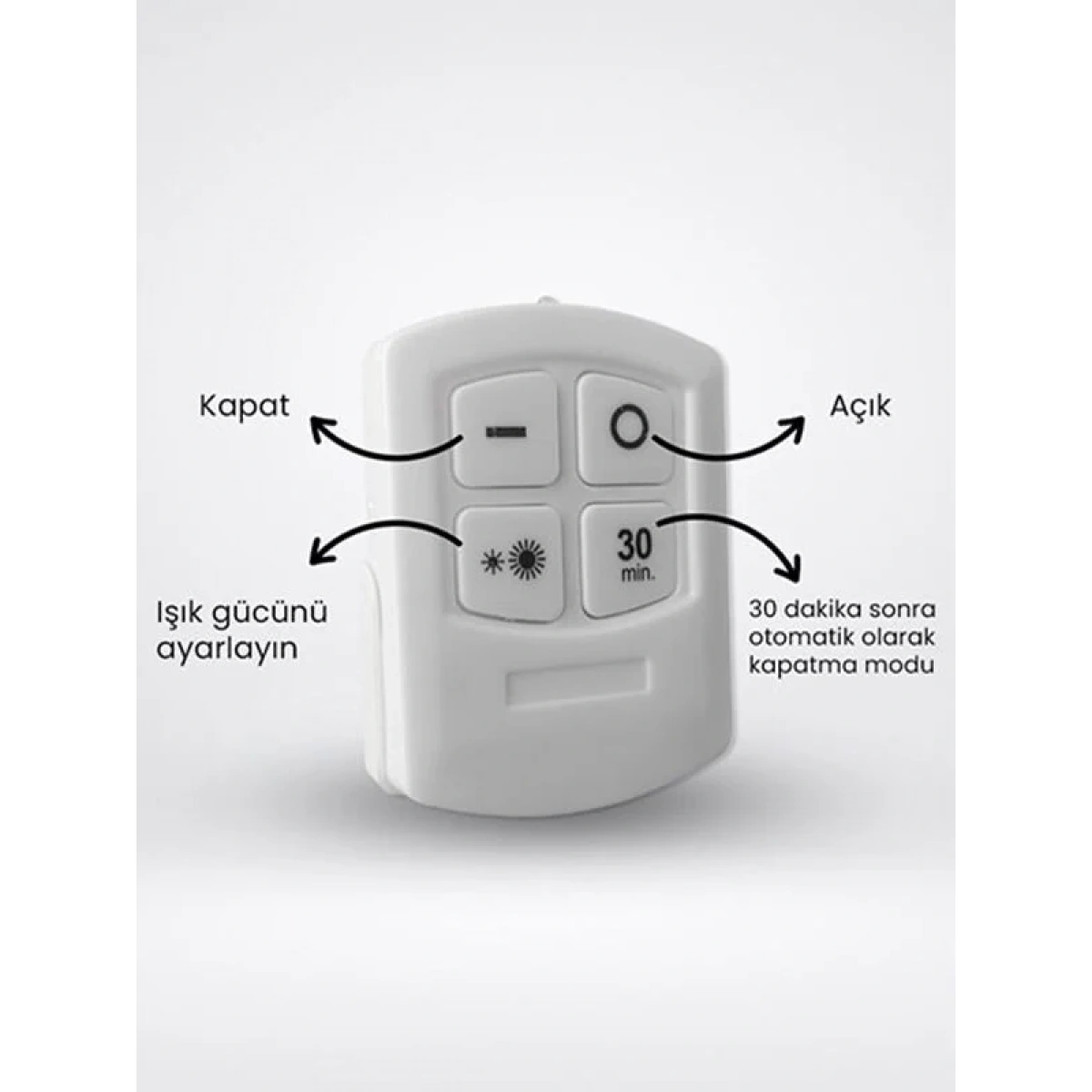 3 LÜ KUMANDALI LED LAMBA BRADER-30