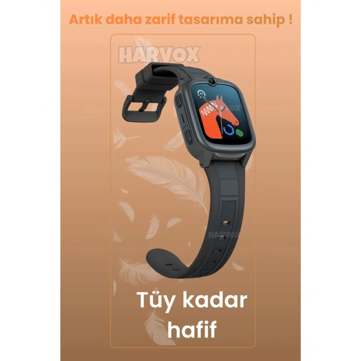 4G Max Çocuk Saati Hx Kids Pembe