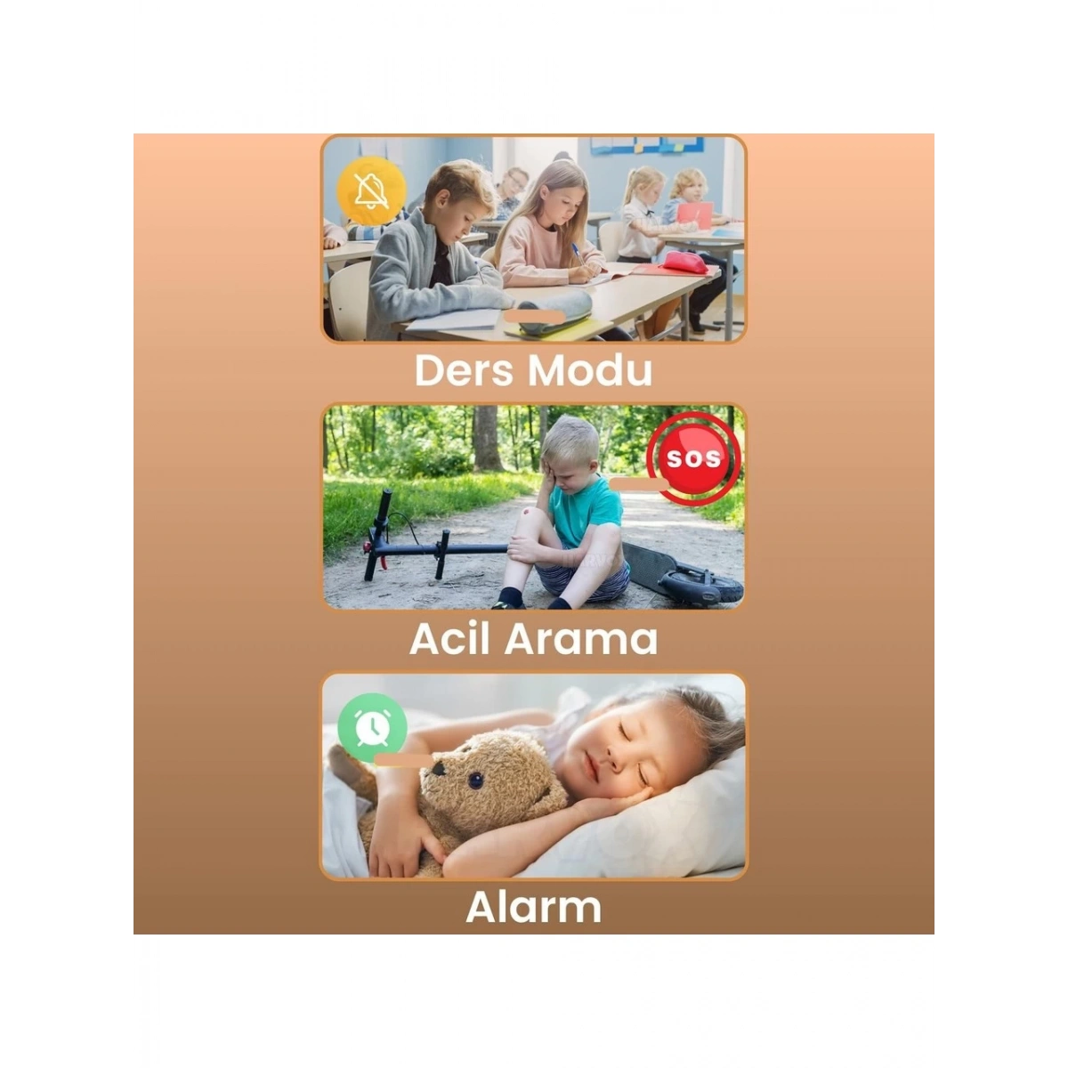 4G Pro Çocuk Saati Hx Kids Pembe