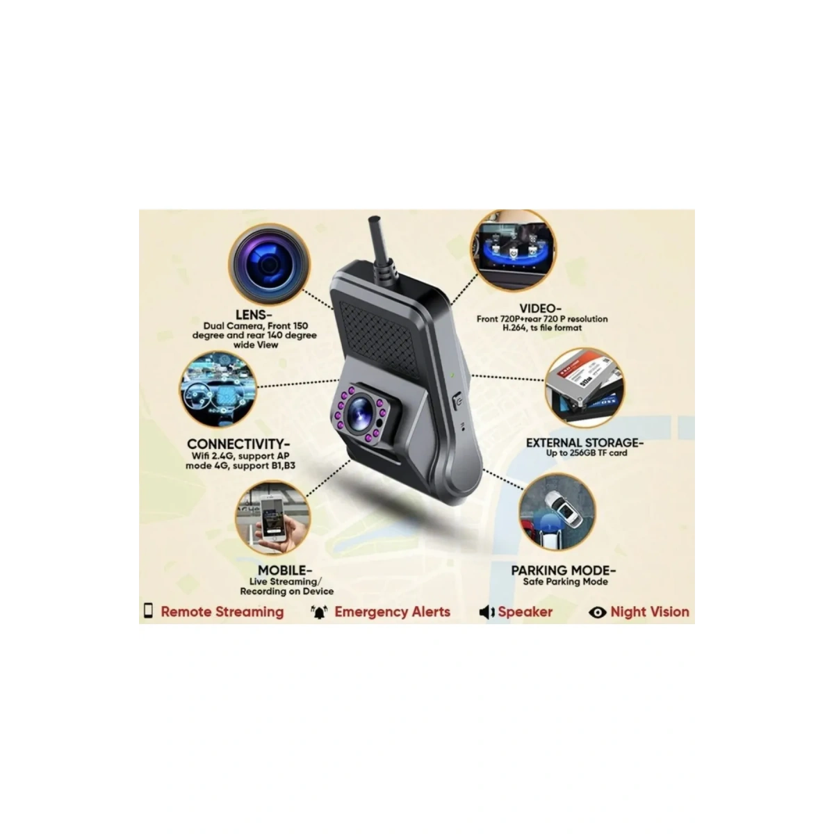 4G SMART ARAÇ KAMERASI