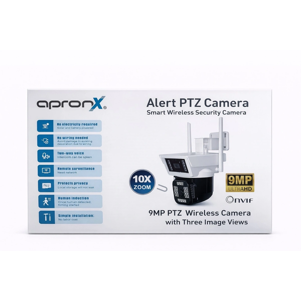 Apronx Apx-wp363oz 9Mp 10x Zoom Çift Kameralı Wifi Kamera