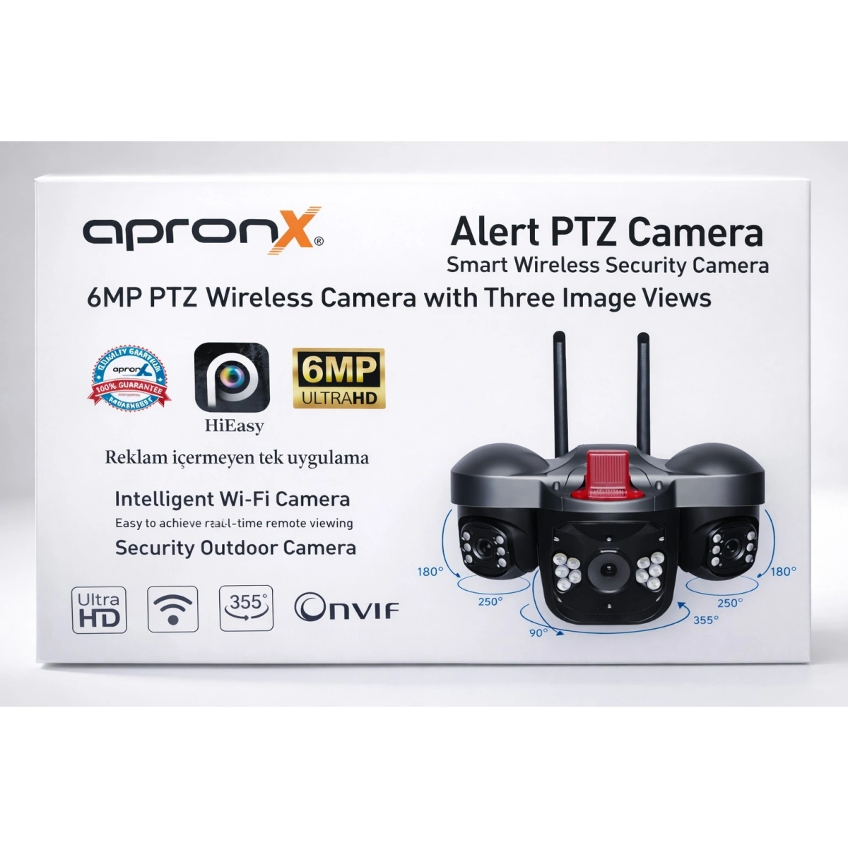 Apronx Apx-wp332 6Mp Üç Kameralı Wifi Kamera