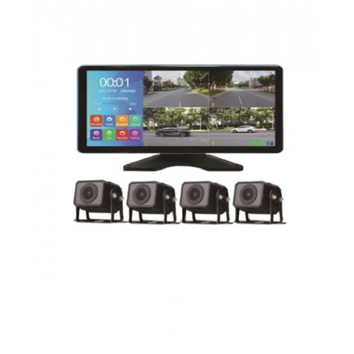 iDragon Zc 101-4 HD Tır Carplay Monitör ve Kamera