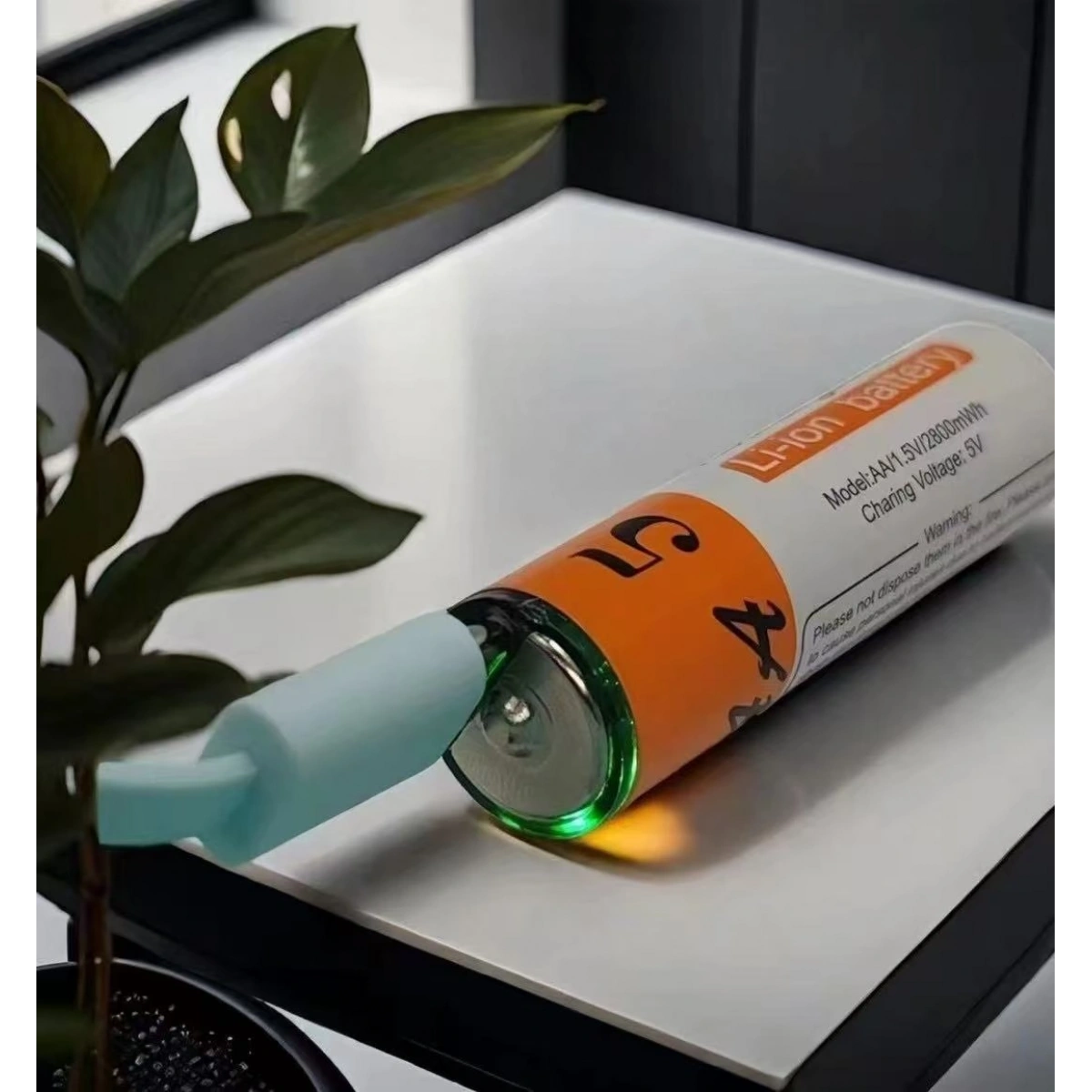 Aggiy K7 Type-C Şarj Edilebilir Küçük Kalem Pil AAA 1.5V 800mWh