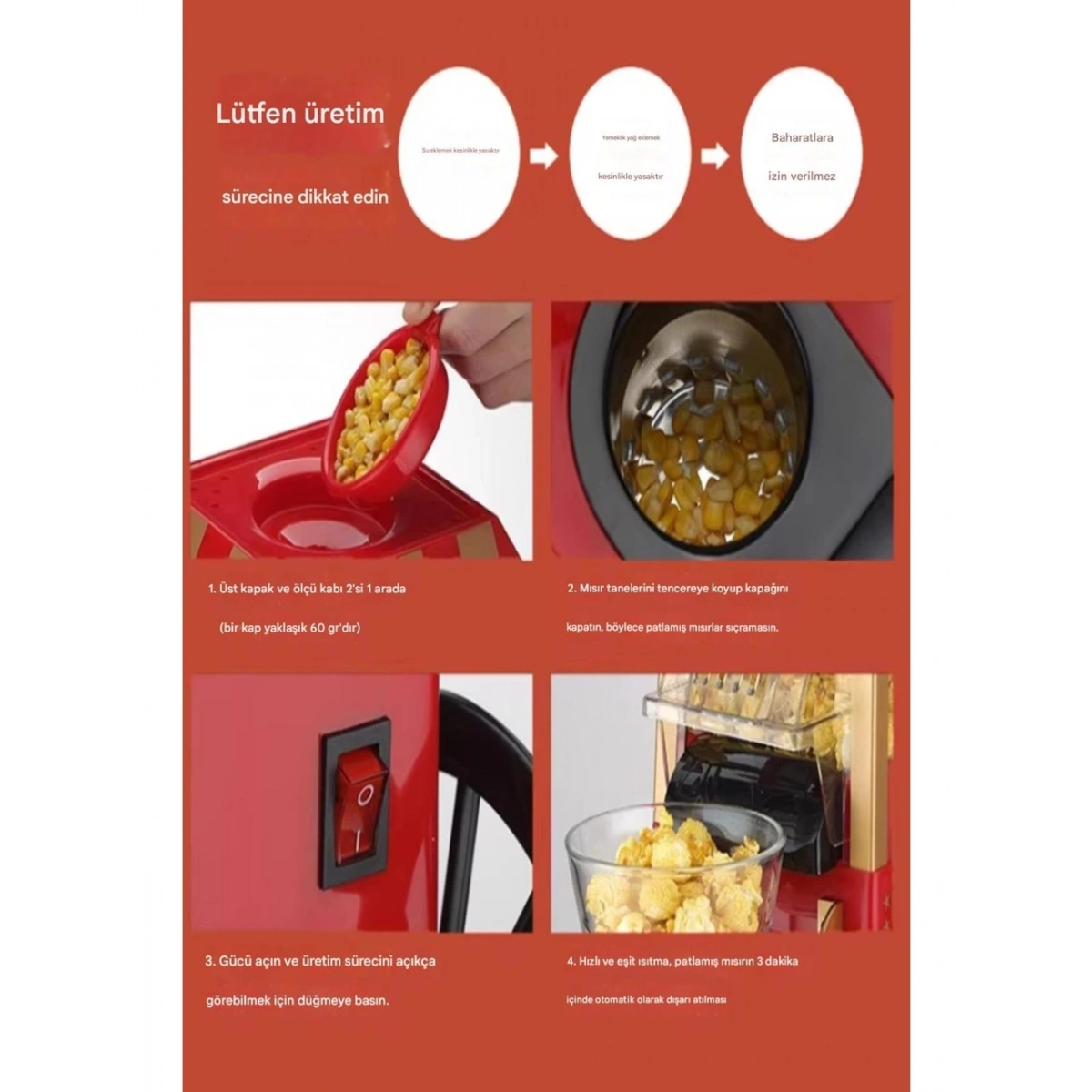 Mısır Patlatma Makinesi Cs74