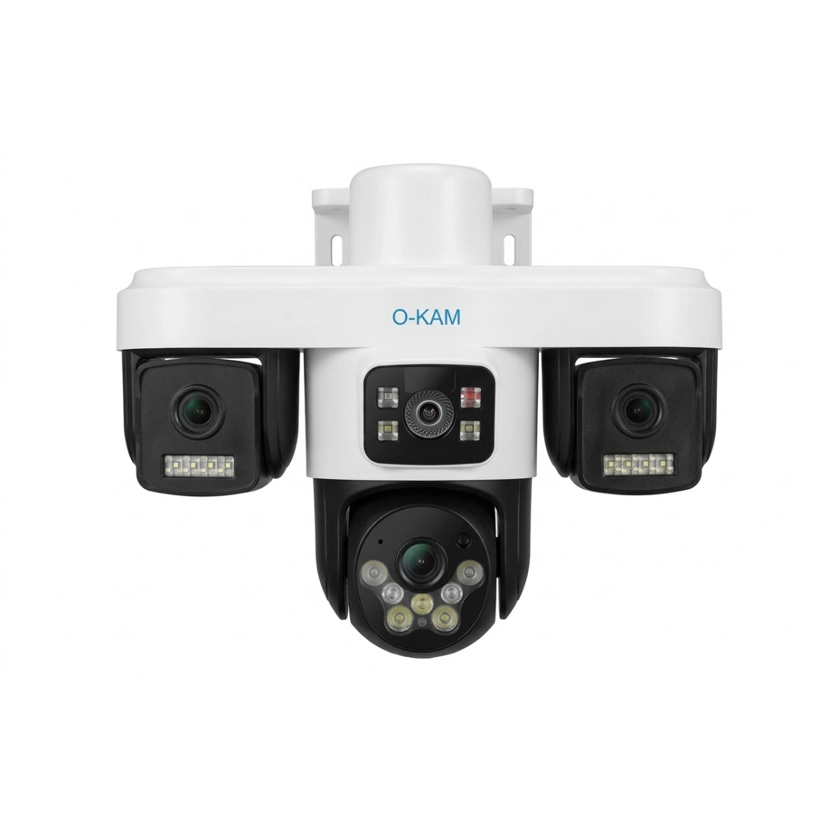 O-Kam Ok-301 3 Kameralı 4G Çift Panelli Güvenlik Kamerası