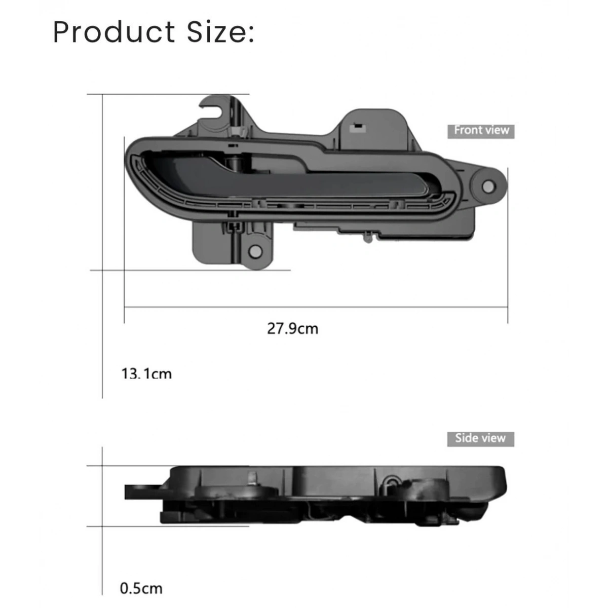 Tesla Elektrikli Kapı Kolu Aksesuarı Mx-9236
