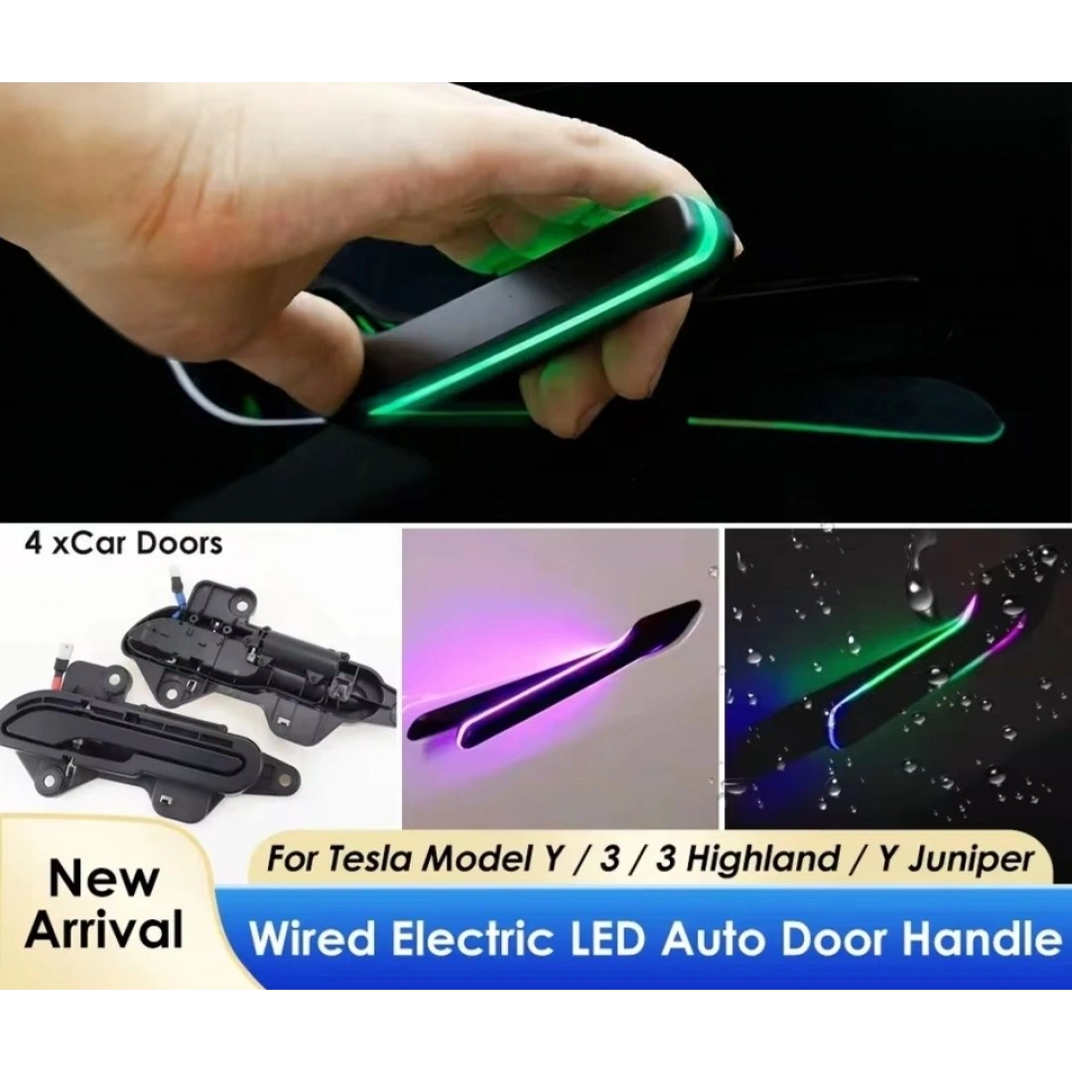 Tesla Elektrikli Kapı Kolu Aksesuarı Mx-9236