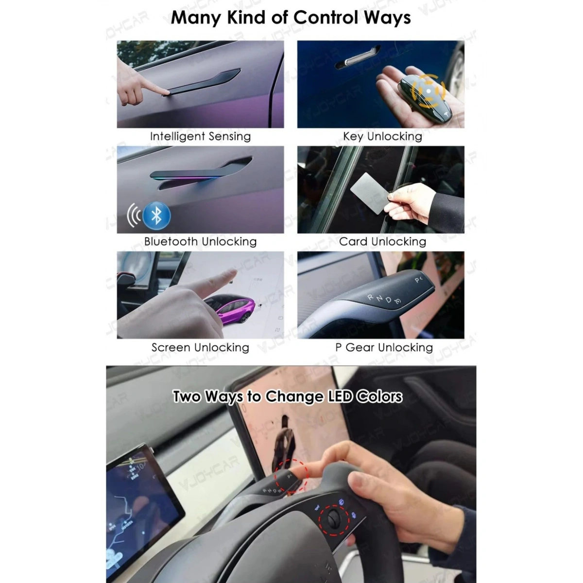 Tesla Elektrikli Kapı Kolu Aksesuarı Mx-9236