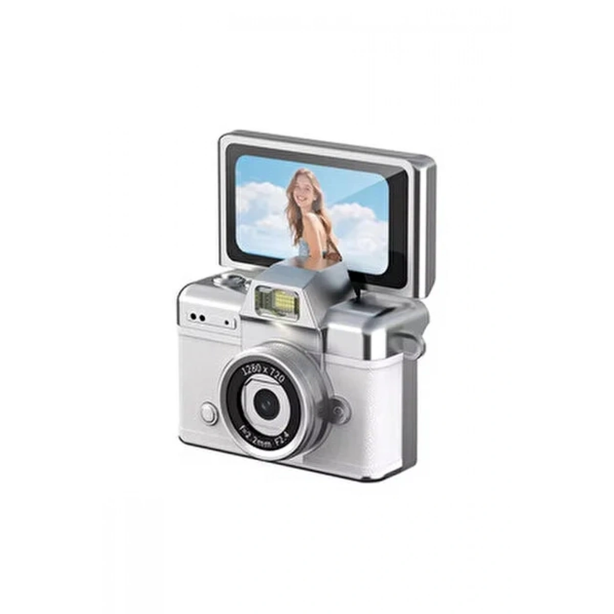 iDragon Lk-027 Mini Fotoğraf Makinesi Beyaz
