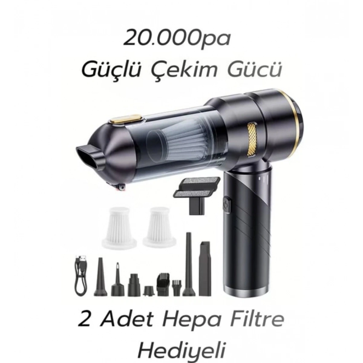 Şarjlı Araç Süpürgesi Ve Üfleme Çantalıb 20.000Pa Cs81 Plus Max