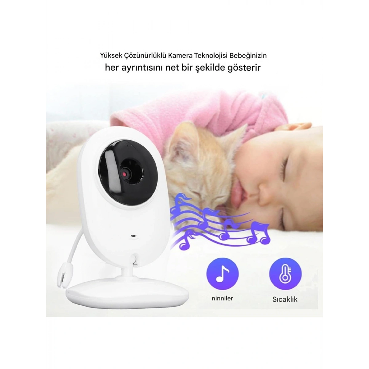 Monitörlü Bebek Kamerası Km-13