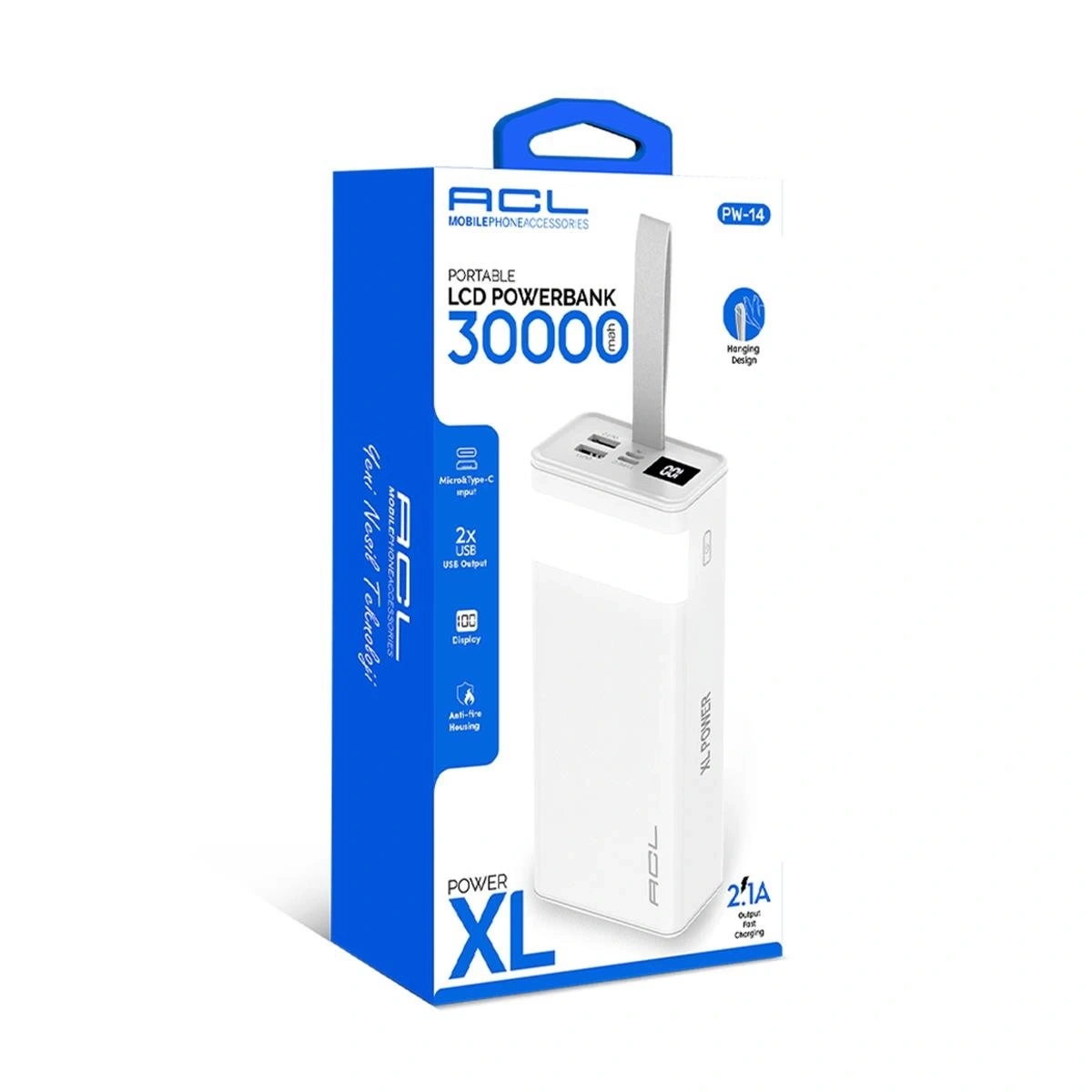 ACL PW-57 30000 MAH BEYAZ POWERBANK