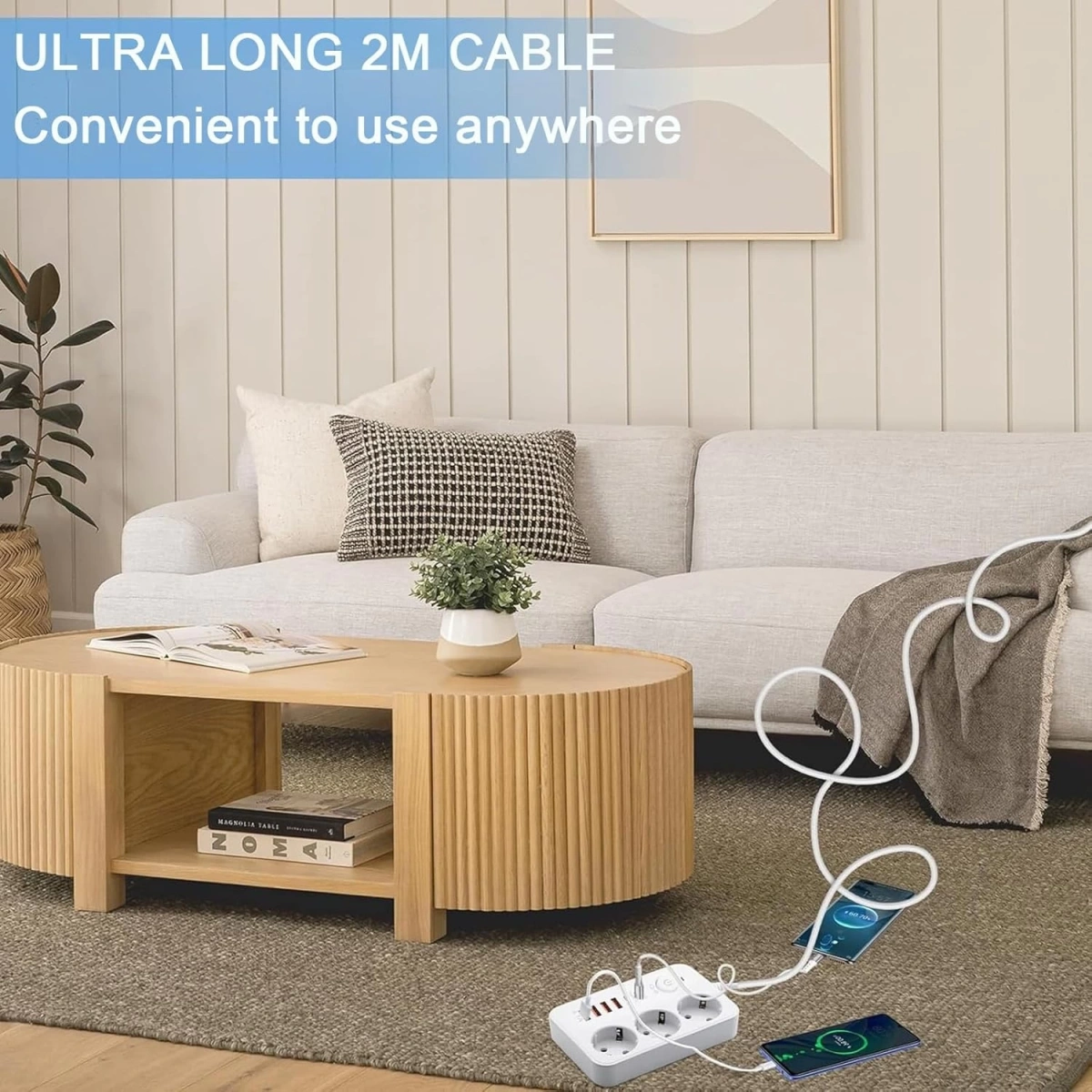 Akım Korumalı 2500w Çoklu Priz 3452