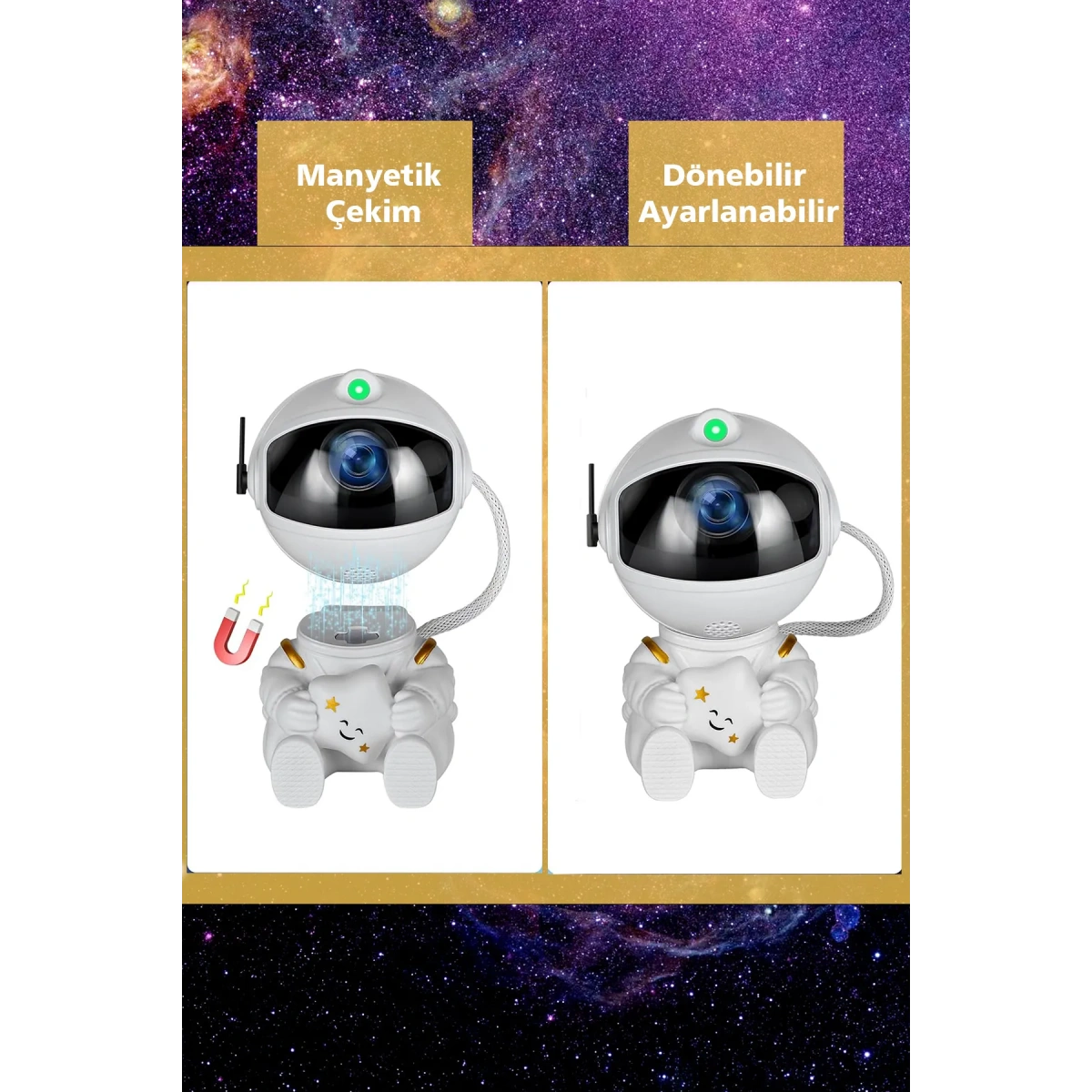 Astronot Projektör Gece Lambası Yhy-07