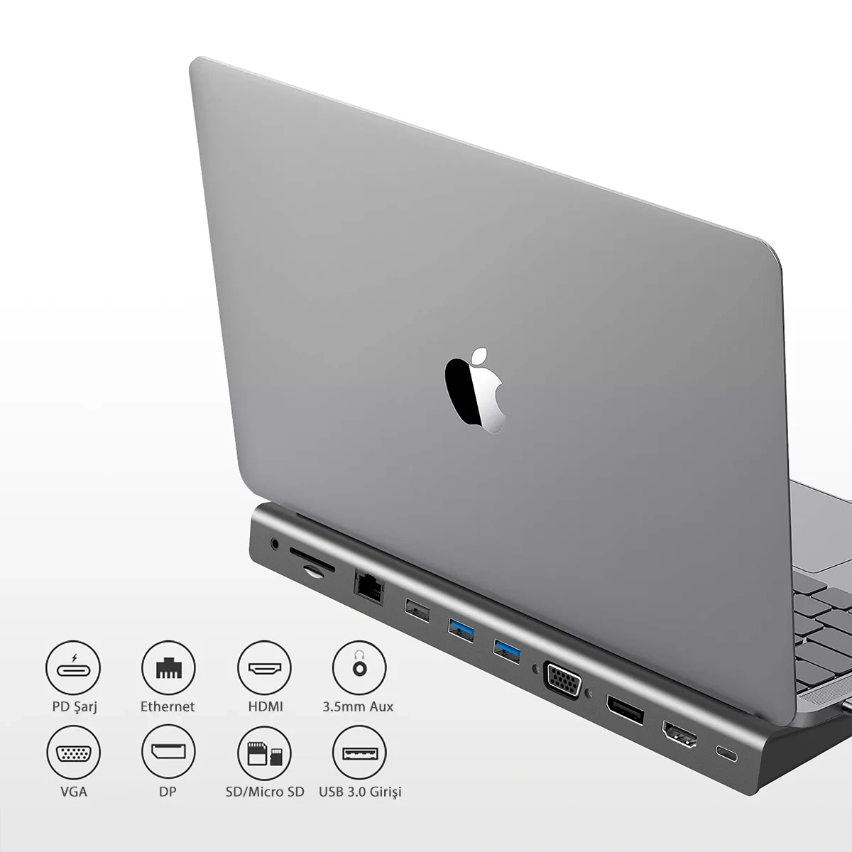BİX BX12HB 12 İN 1 FULL NOTEBOOK TYPE-C ÇOKLAYICI