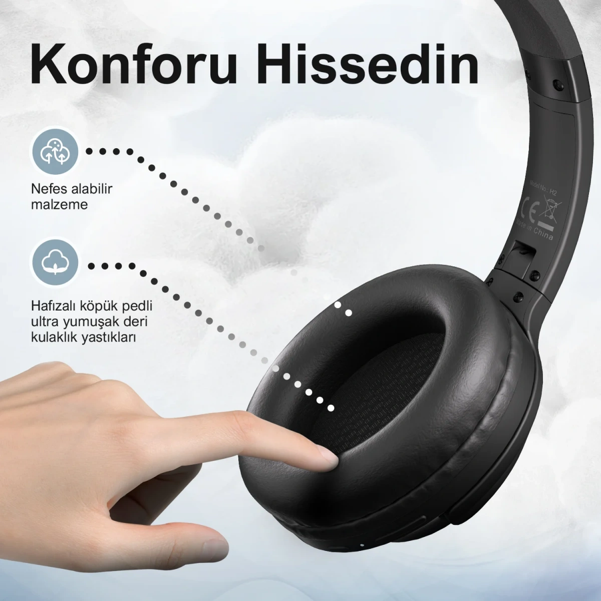 Bix H2 Bluetooth Kulaklık Siyah