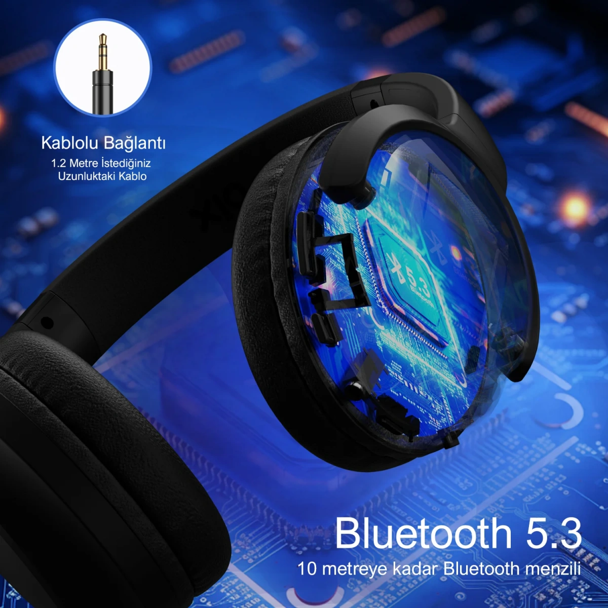 Bix H2 Bluetooth Kulaklık Siyah