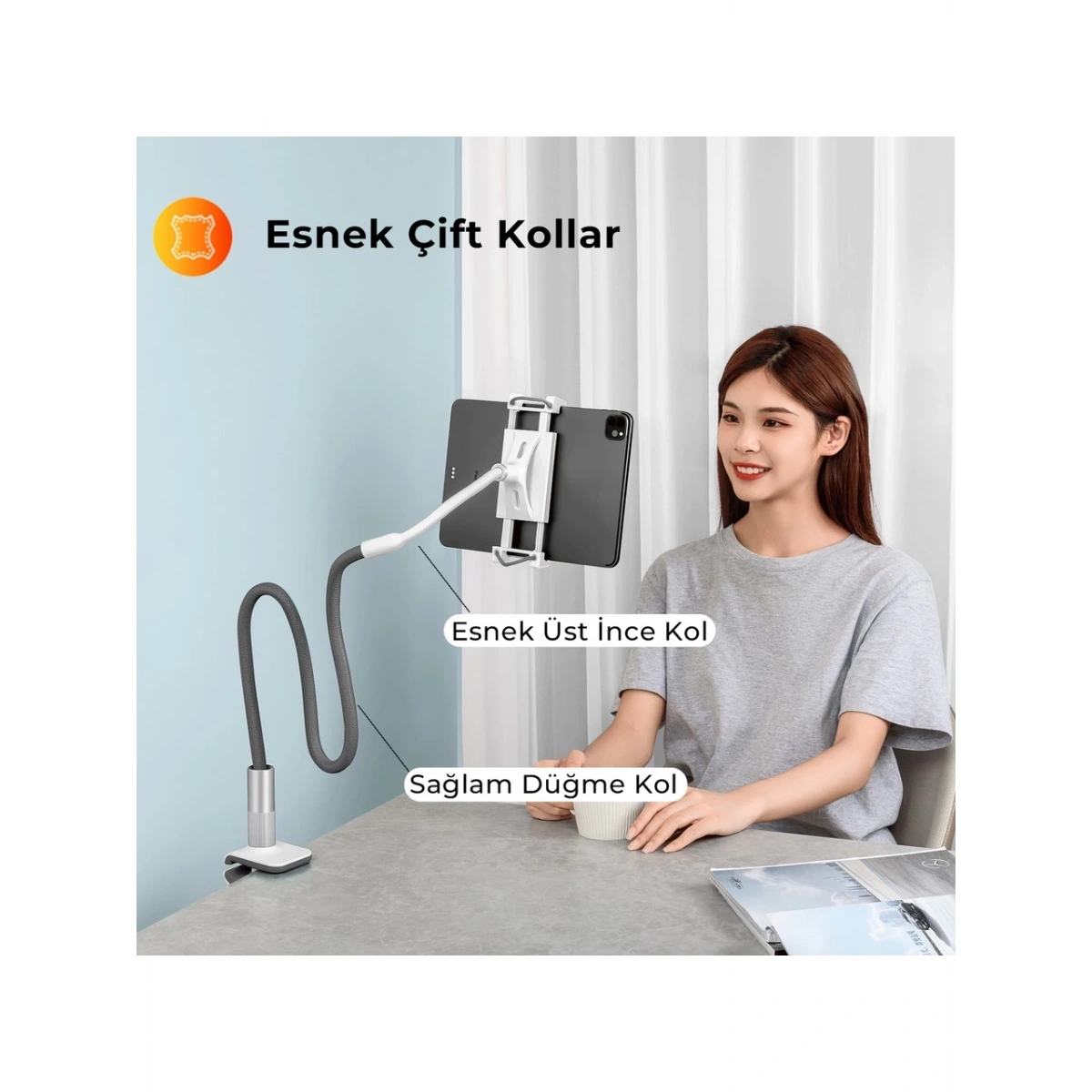 Bix Saıjı Kıstırmalı Datura 2 120 Cm Telefon ve Tablet Tutucu