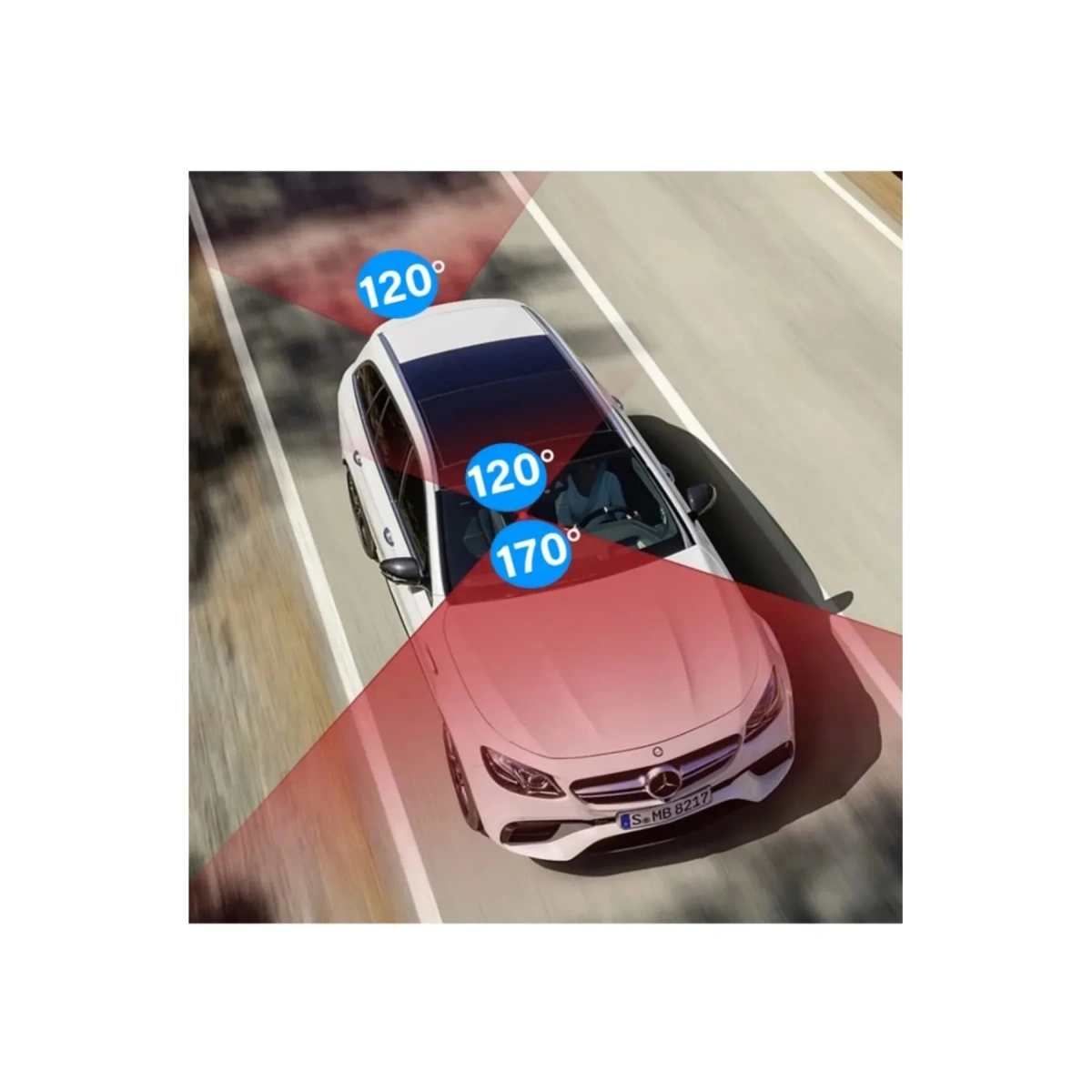 Black Box 3 Kameralı Araç Kamerası YK3518