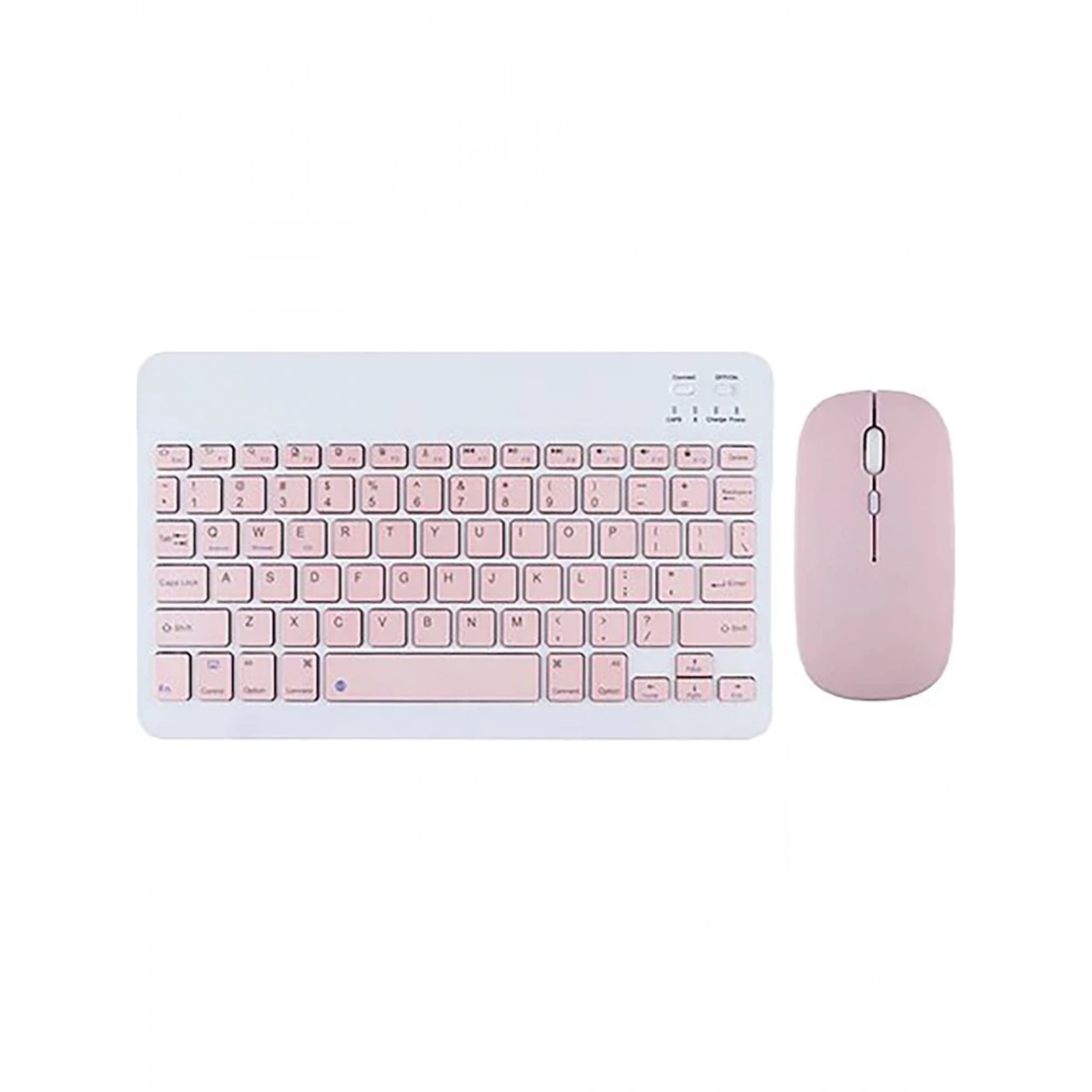 Bluetooth Klavye Mouse Kit Pembe