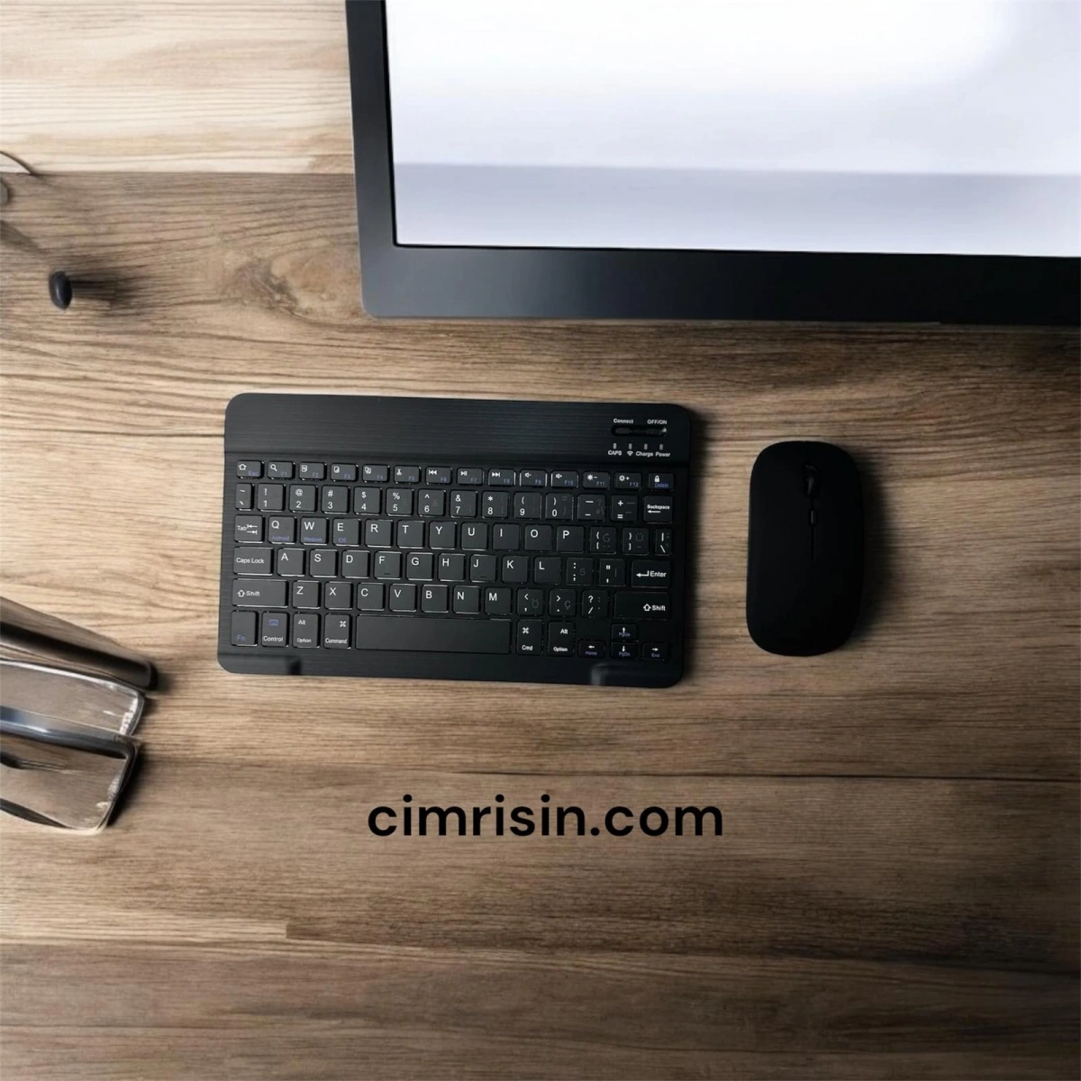 Bluetooth Klavye & Mouse Set Siyah 10 inc