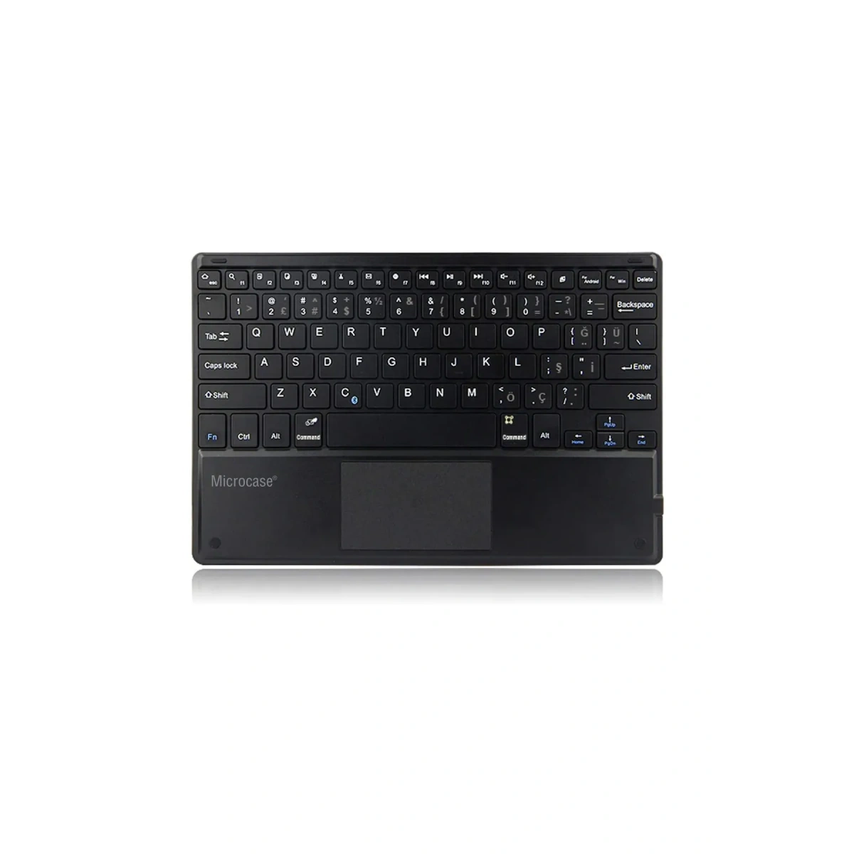 Bluetooth Klavye Touchpad Siyah
