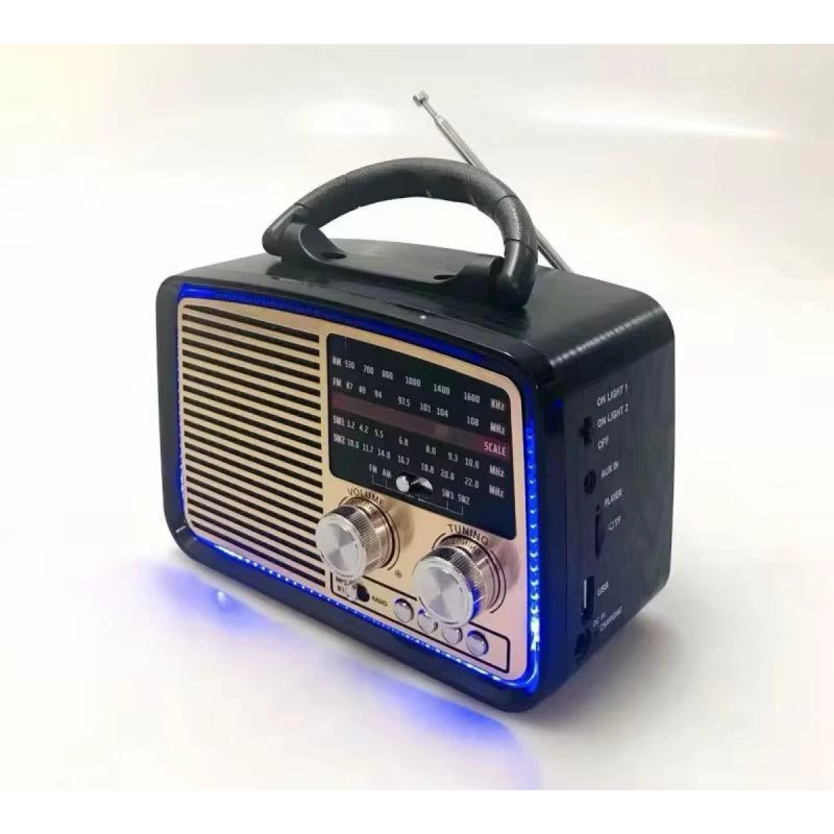 Bluetooth Nostalji Speaker Px-93Bt Siyah