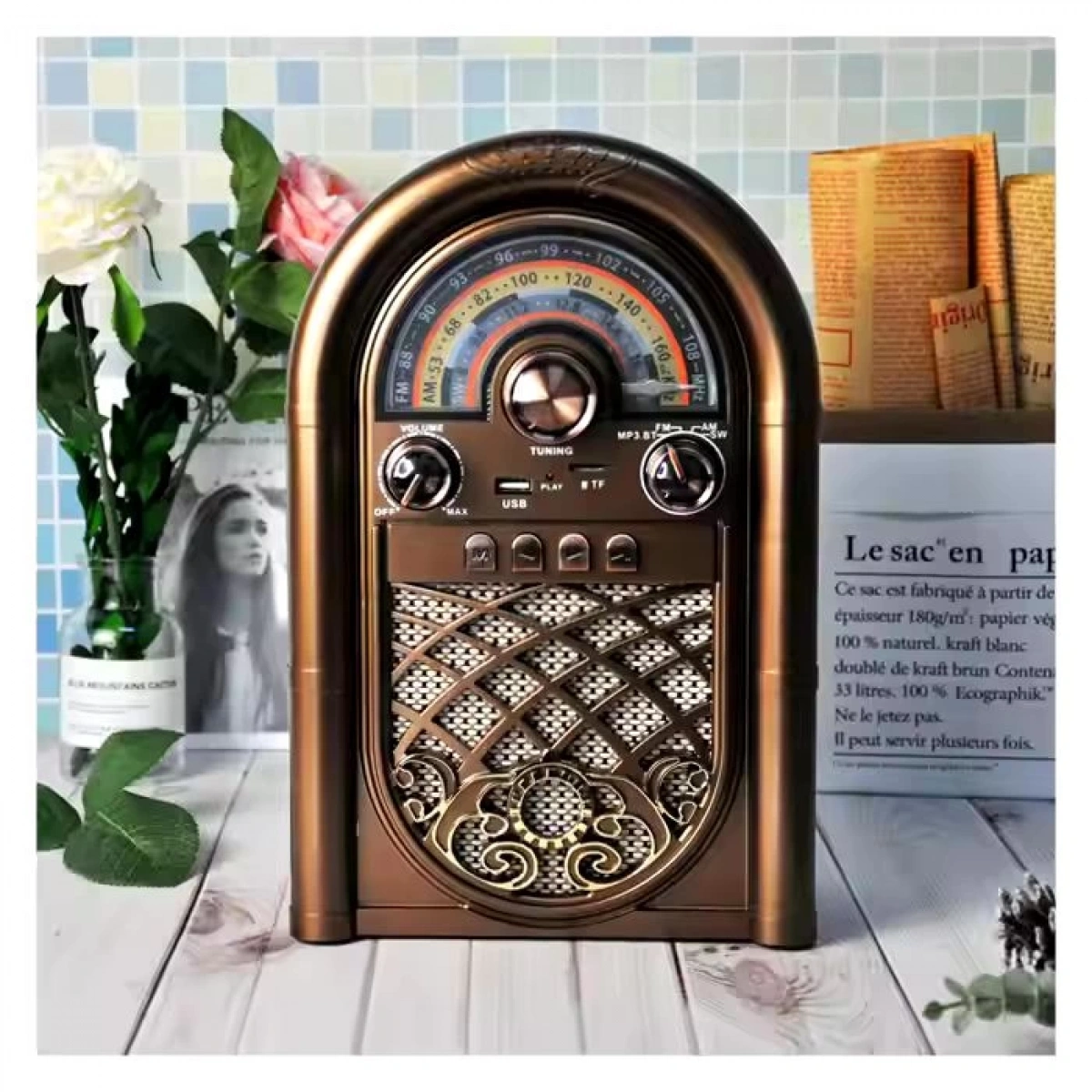 BLUETOOTH NOSTALJİ SPEAKER R-1950BT