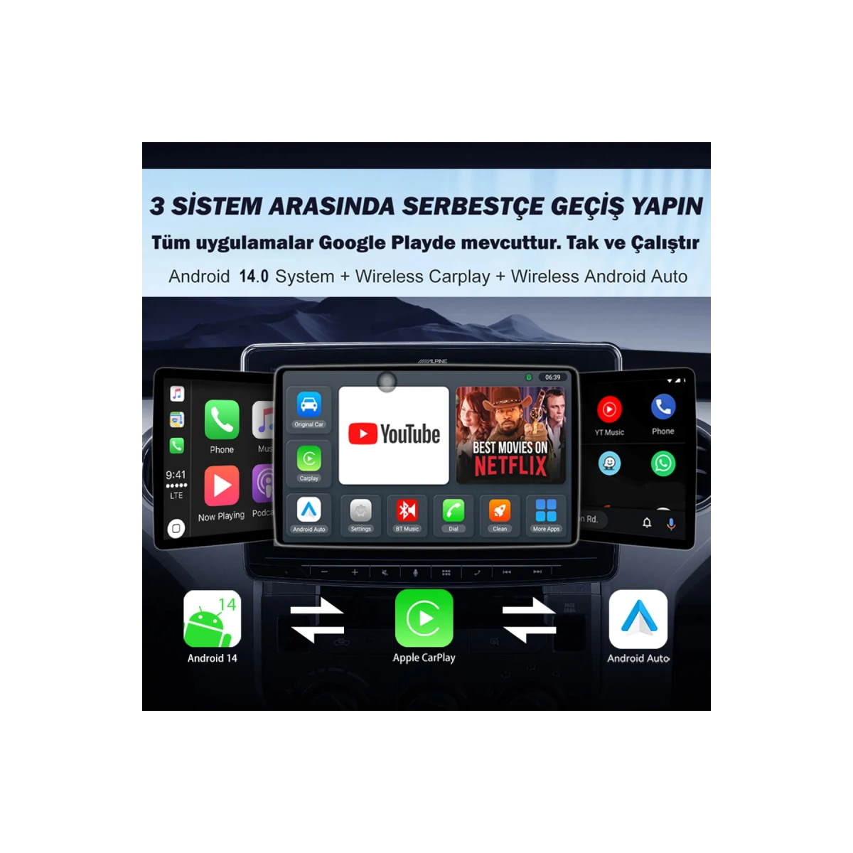 Carplay Dönüştürücü Smart Box 4/64