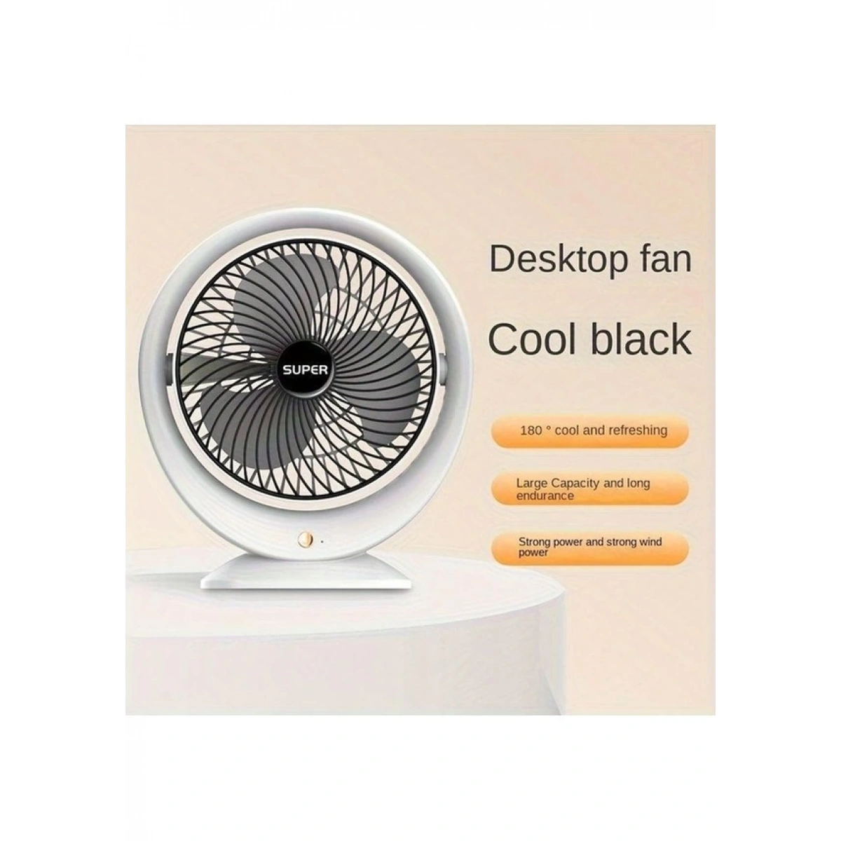 Cevval Fan-07 Jkj-101 Siyah