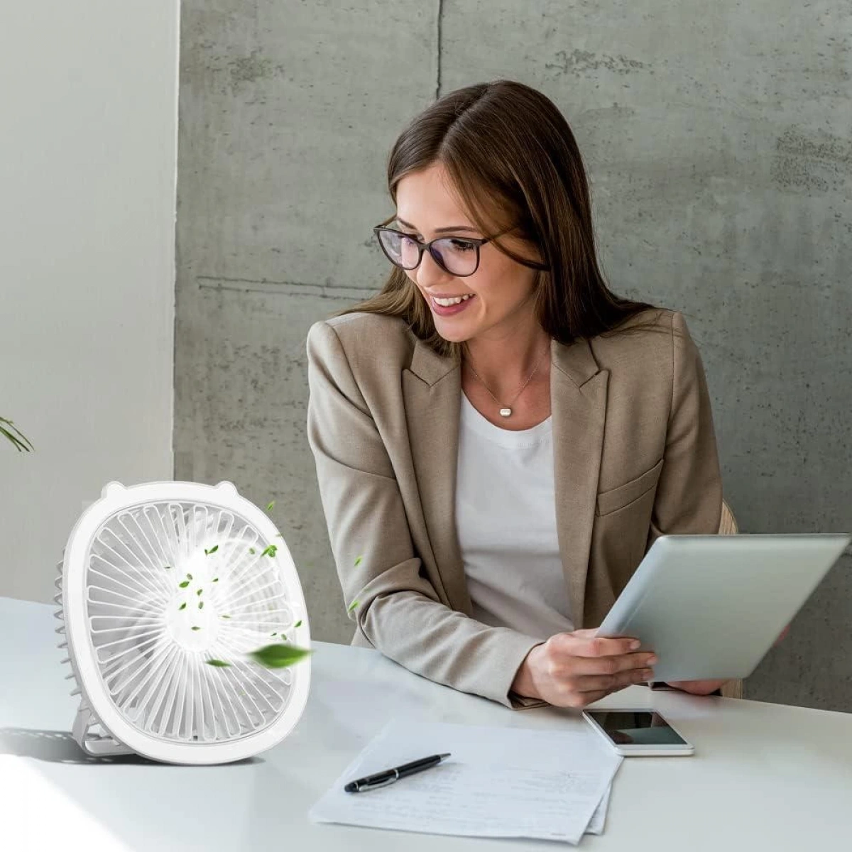 Cevval Fan-08 F12 Beyaz