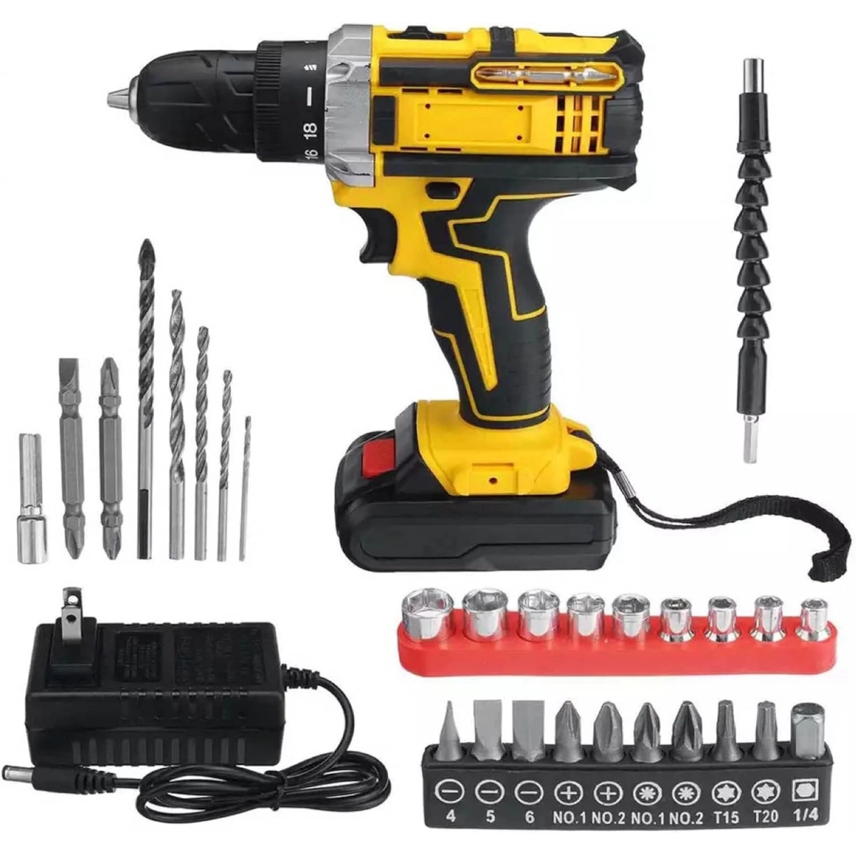 Cevval LDZ-001 Şarjlı Matkap Yedek Bataryalı