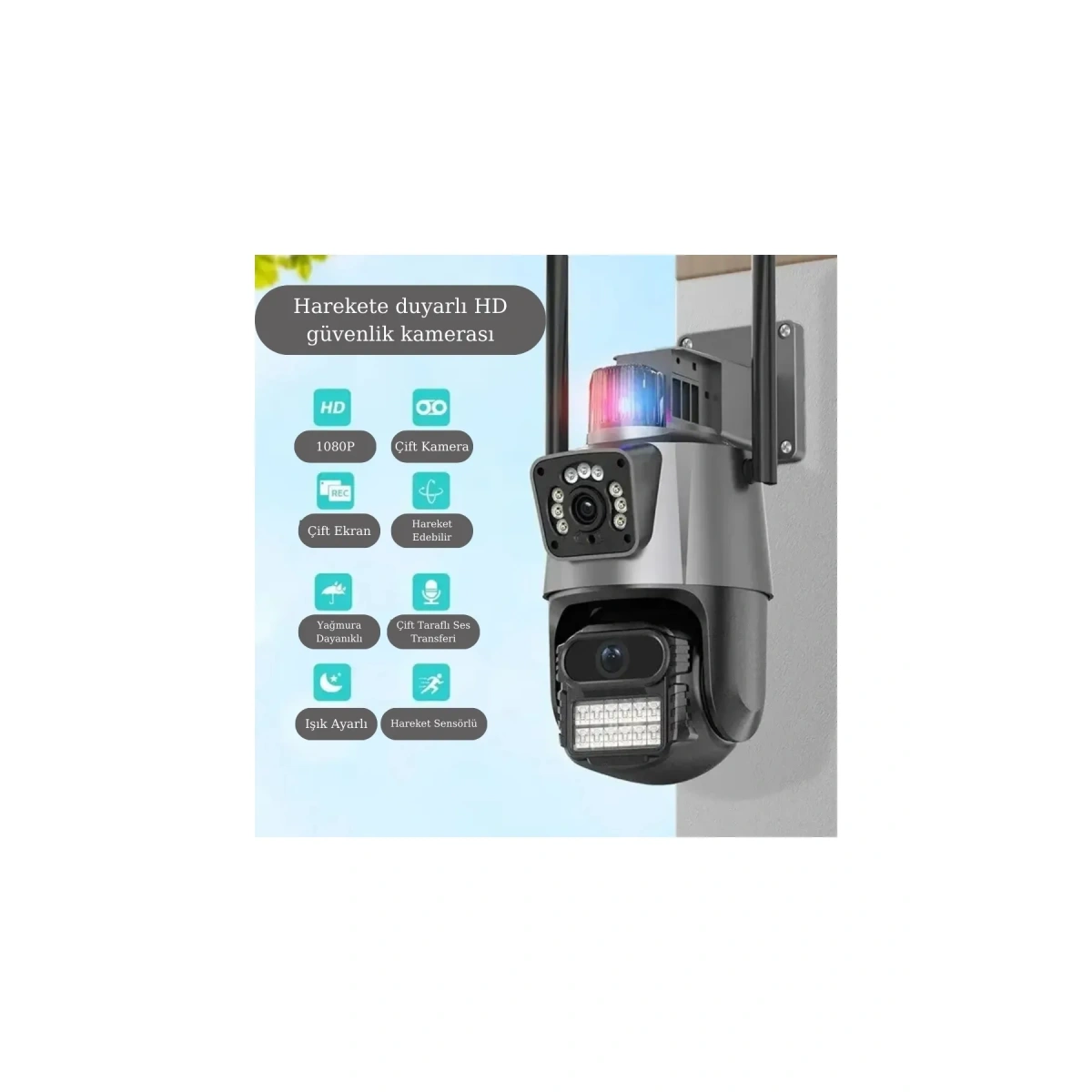 Çift Kameralı Wifi Kamera YK-P2042