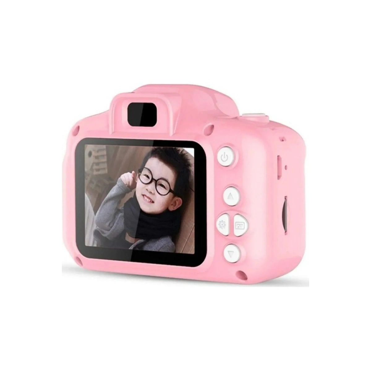 Çocuk Dijital Fotoğraf Makinesi Kids X2 Pembe