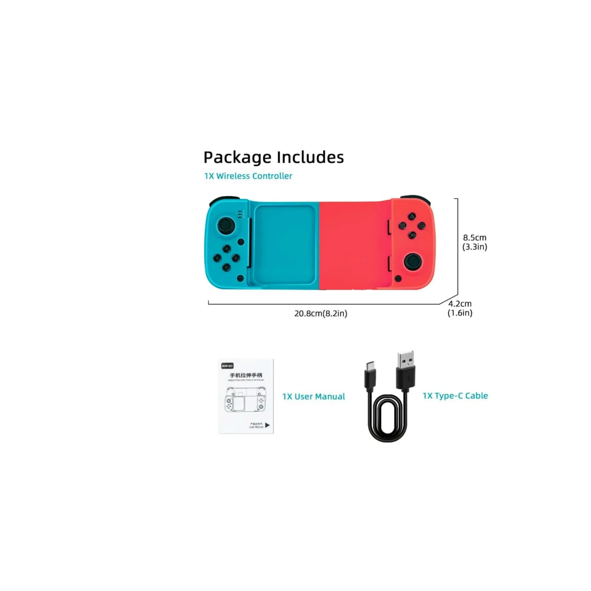 D3 Telefon Uyumlu Oyun Kolu